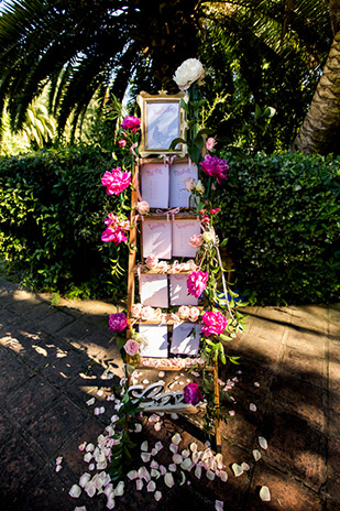 Pretty pink destination wedding by Albert Pamies Photography | onefabday.com