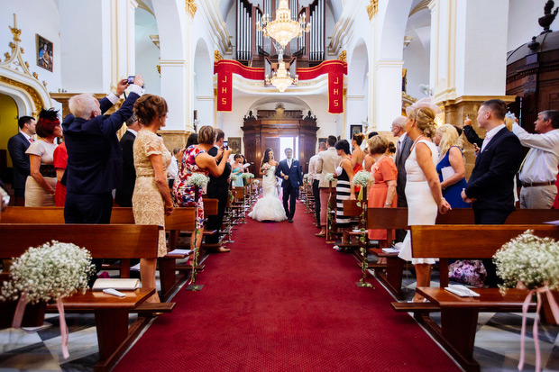 Pretty pink destination wedding by Albert Pamies Photography | onefabday.com