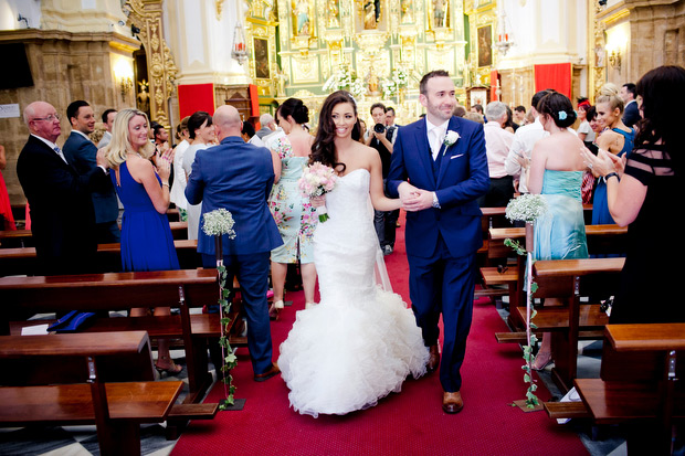 Pretty pink destination wedding by Albert Pamies Photography | onefabday.com