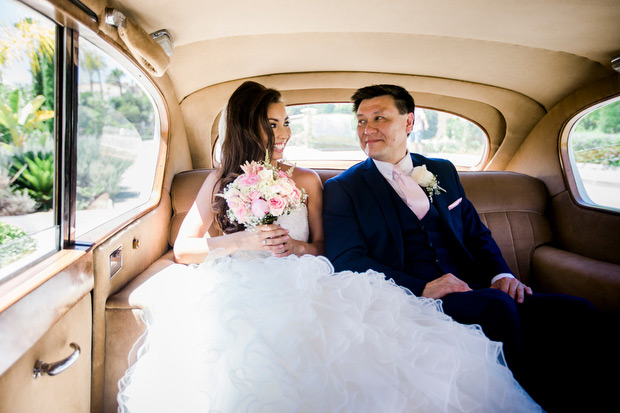 Pretty pink destination wedding by Albert Pamies Photography | onefabday.com