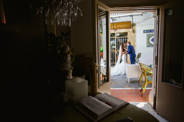 Pretty pink destination wedding by Albert Pamies Photography | onefabday.com