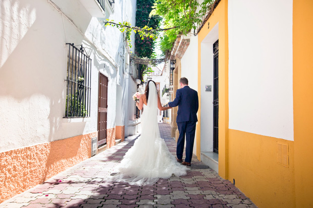 Pretty pink destination wedding by Albert Pamies Photography | onefabday.com