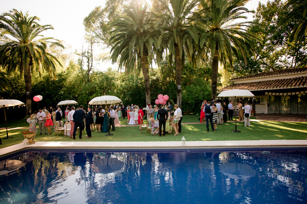 Pretty pink destination wedding by Albert Pamies Photography | onefabday.com