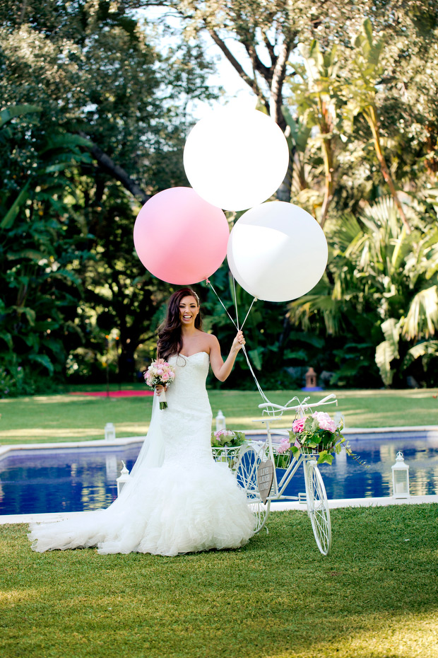 Pretty pink destination wedding by Albert Pamies Photography | onefabday.com