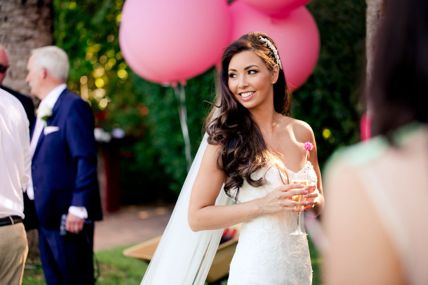 Pretty pink destination wedding by Albert Pamies Photography | onefabday.com