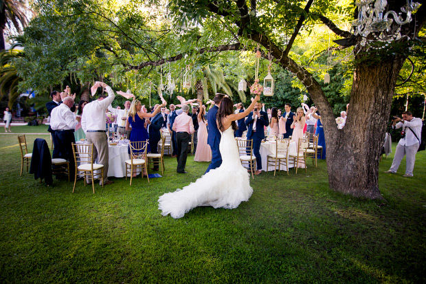 Pretty pink destination wedding by Albert Pamies Photography | onefabday.com