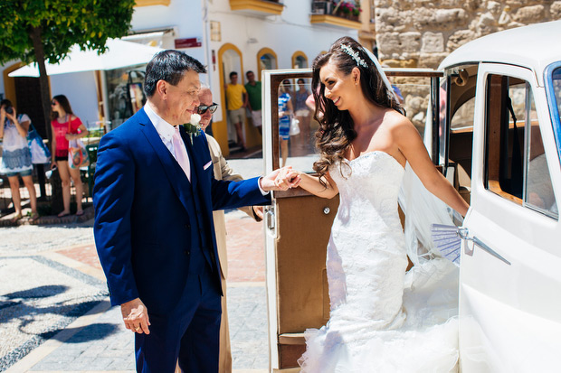 Pretty pink destination wedding by Albert Pamies Photography | onefabday.com