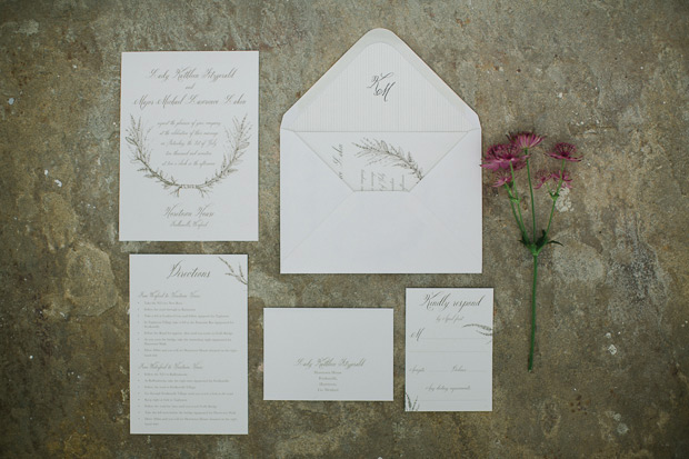 Beautiful minimal botanical shoot at Horetown House by Paula McManus | onefabday.com