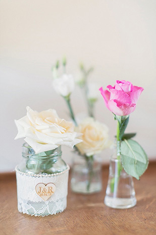 Beautiful and elegant pastel barn wedding by Craig and Eva Sanders Photography | see the this gorgeous wedding in full on onefabday.com