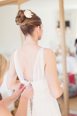 Beautiful and elegant pastel barn wedding by Craig and Eva Sanders Photography | see the this gorgeous wedding in full on onefabday.com