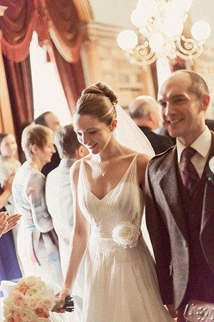 Beautiful and elegant pastel barn wedding by Craig and Eva Sanders Photography | see the this gorgeous wedding in full on onefabday.com