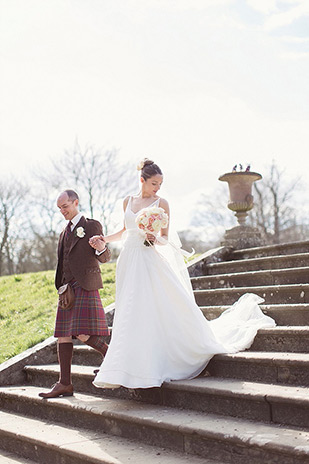 Beautiful and elegant pastel barn wedding by Craig and Eva Sanders Photography | see the this gorgeous wedding in full on onefabday.com