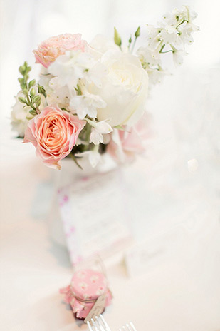 Beautiful and elegant pastel barn wedding by Craig and Eva Sanders Photography | see the this gorgeous wedding in full on onefabday.com