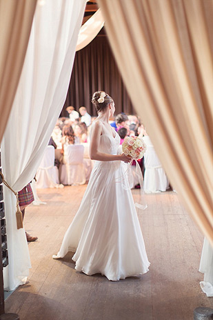 Beautiful and elegant pastel barn wedding by Craig and Eva Sanders Photography | see the this gorgeous wedding in full on onefabday.com