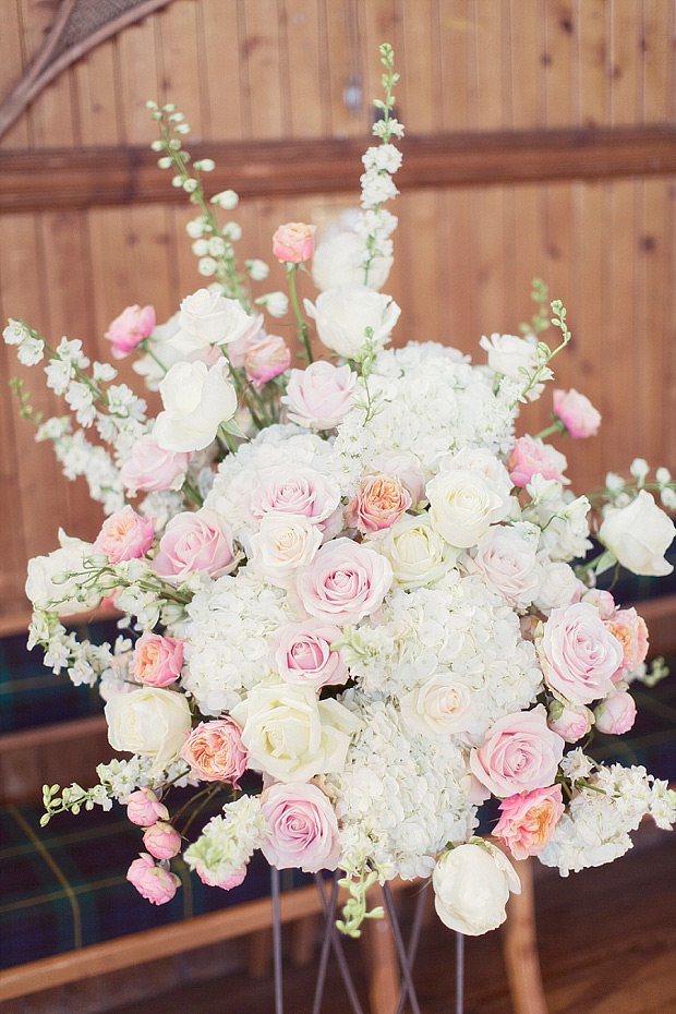 Beautiful and elegant pastel barn wedding by Craig and Eva Sanders Photography | see the this gorgeous wedding in full on onefabday.com