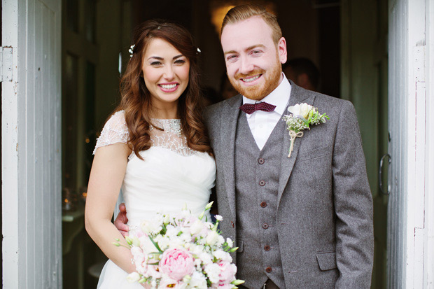 Grace and Niall's pretty pastel Millhouse wedding by Elisha Clarke | onefabday.com