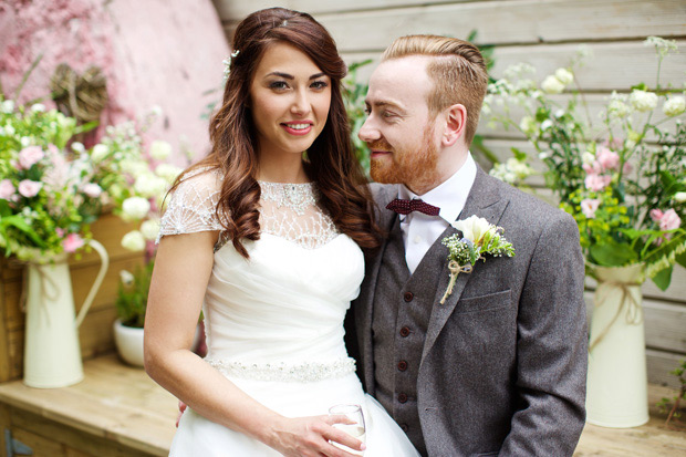 Grace and Niall's pretty pastel Millhouse wedding by Elisha Clarke | onefabday.com