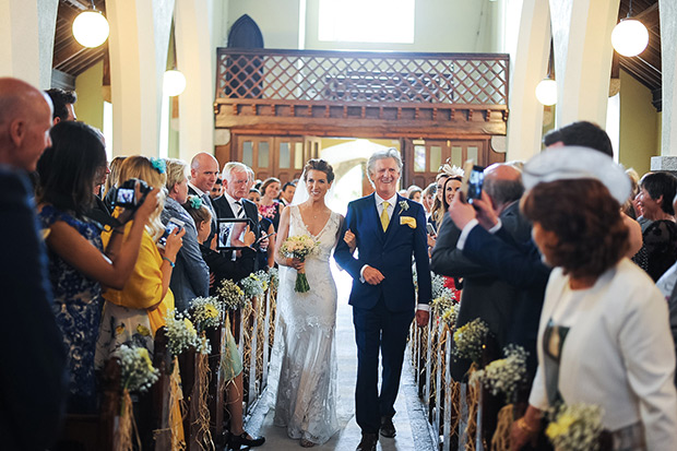 Pretty lemon wedding at Ballybeg House by Niall Scully | see it all on onefabday.com