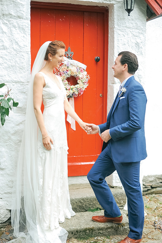 Pretty lemon wedding at Ballybeg House by Niall Scully | see it all on onefabday.com