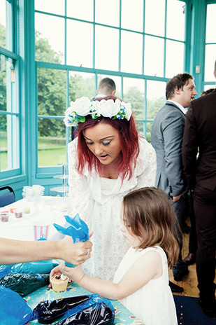 Pretty pastel wedding with a bride rocking a Jenny Packham gown and lilac hair by Kat Timmins | see it all on onefabday.com