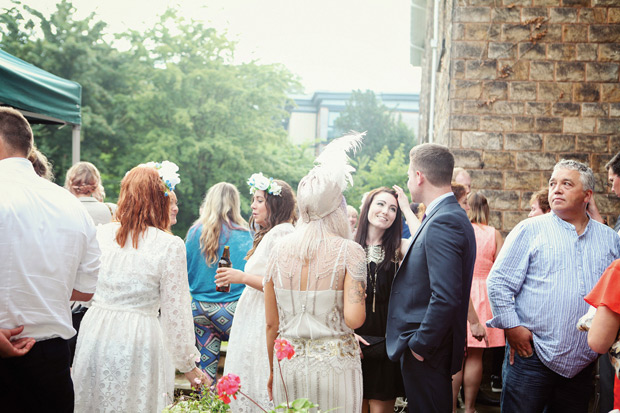 Pretty pastel wedding with a bride rocking a Jenny Packham gown and lilac hair by Kat Timmins | see it all on onefabday.com