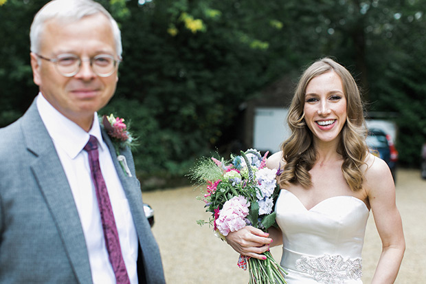 Pretty pink, floral and Liberty print wedding by Samantha Ward Photography | see it all on onefabday.com