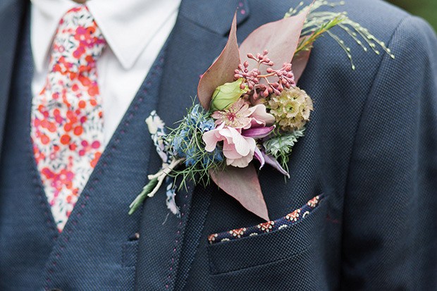 Pretty pink, floral and Liberty print wedding by Samantha Ward Photography | see it all on onefabday.com