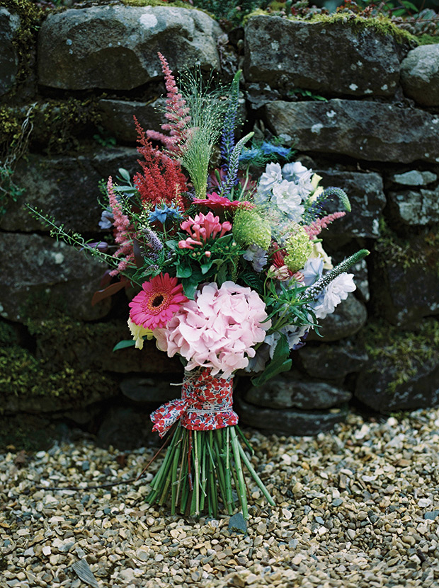 Pretty pink, floral and Liberty print wedding by Samantha Ward Photography | see it all on onefabday.com