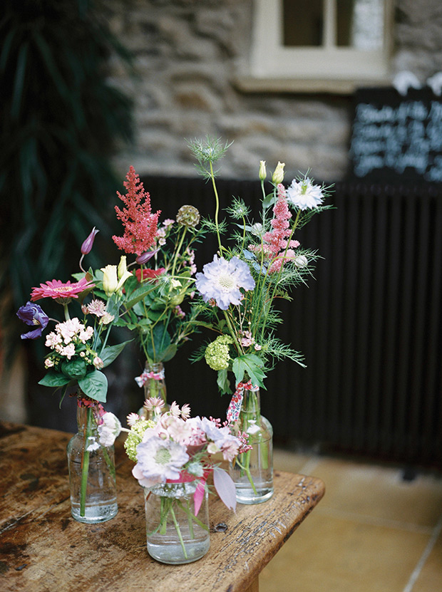 Pretty pink, floral and Liberty print wedding by Samantha Ward Photography | see it all on onefabday.com