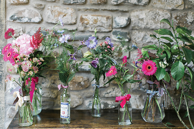 Pretty pink, floral and Liberty print wedding by Samantha Ward Photography | see it all on onefabday.com