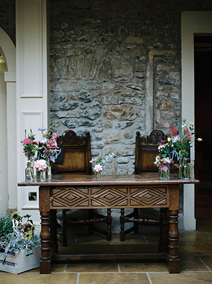 Pretty pink, floral and Liberty print wedding by Samantha Ward Photography | see it all on onefabday.com