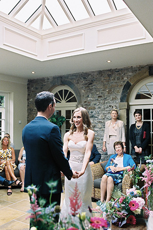 Pretty pink, floral and Liberty print wedding by Samantha Ward Photography | see it all on onefabday.com