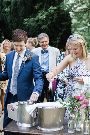 Pretty pink, floral and Liberty print wedding by Samantha Ward Photography | see it all on onefabday.com