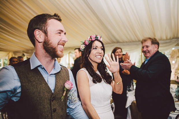 Pretty rustic wedding at Ballybeg House by Danielle O Hora | onefabday.com