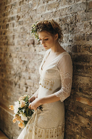 Romantic Shakespeare Wedding Inspiration at Smock Alley by Paula O Hara | onefabday.com