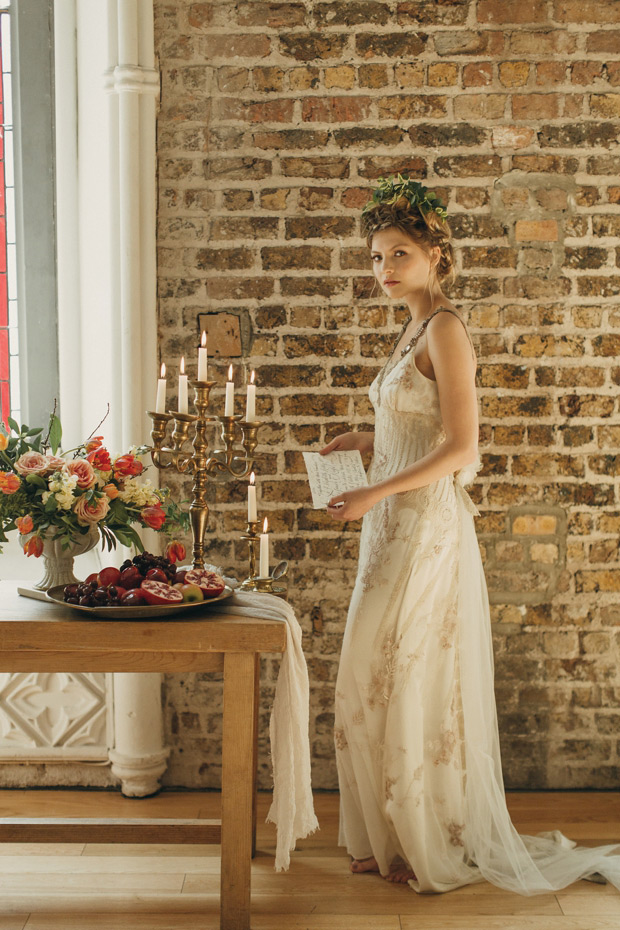 Romantic Shakespeare Wedding Inspiration at Smock Alley by Paula O Hara | onefabday.com