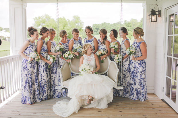 Beautiful blue-hued wedding at Mint Springs Farm by Teale Photography | See the rest of this incredible wedding over on onefabday-com.go-vip.net