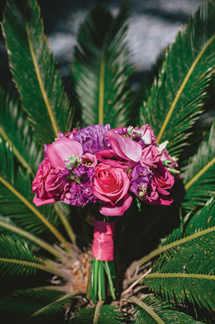 Beautiful Pink Ibiza Wedding by Katie Farrell Photography | onefabday.com