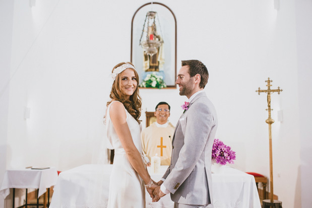 Beautiful Pink Ibiza Wedding by Katie Farrell Photography | onefabday.com