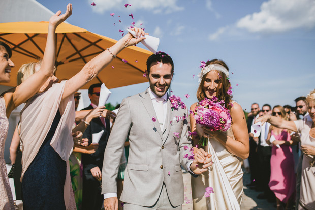 Beautiful Pink Ibiza Wedding by Katie Farrell Photography | onefabday.com