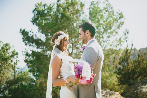 Beautiful Pink Ibiza Wedding by Katie Farrell Photography | onefabday.com