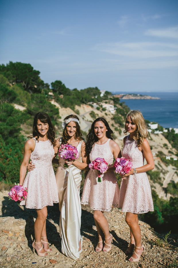 Beautiful Pink Ibiza Wedding by Katie Farrell Photography | onefabday.com