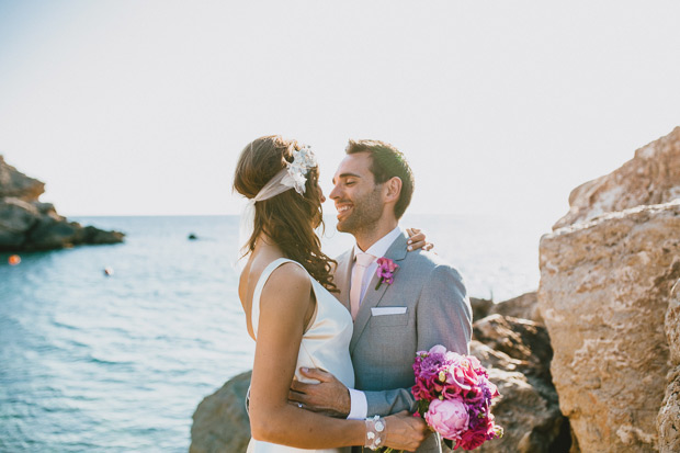 Beautiful Pink Ibiza Wedding by Katie Farrell Photography | onefabday.com