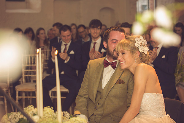 Colourful handmade wedding at The Grainstore and The Big Shed at Ballymaloe by Bronte Photography | see the rest of this inspiring wedding on onefabday.com