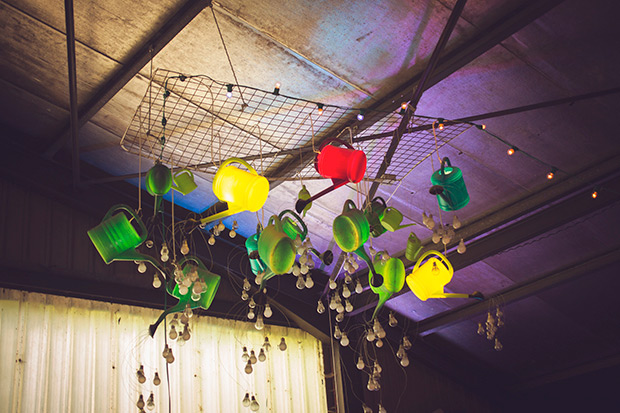 Colourful handmade wedding at The Grainstore and The Big Shed at Ballymaloe by Bronte Photography | see the rest of this inspiring wedding on onefabday.com