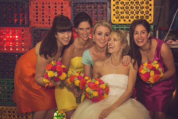 Colourful handmade wedding at The Grainstore and The Big Shed at Ballymaloe by Bronte Photography | see the rest of this inspiring wedding on onefabday-com.go-vip.net