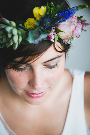 Fun monochrome and wildflower wedding by Annie Gozard Photography | see the wedding in full over on onefabday.com