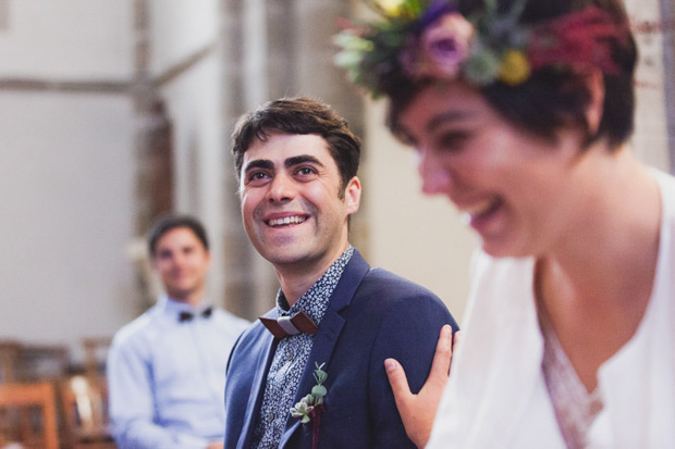 Fun monochrome and wildflower wedding by Annie Gozard Photography | see the wedding in full over on onefabday.com