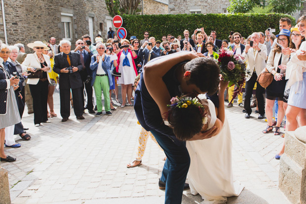 Fun monochrome and wildflower wedding by Annie Gozard Photography | see the wedding in full over on onefabday.com