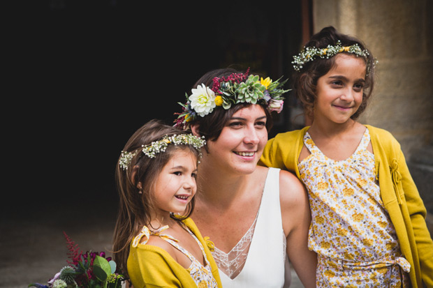 Fun monochrome and wildflower wedding by Annie Gozard Photography | see the wedding in full over on onefabday-com.go-vip.net